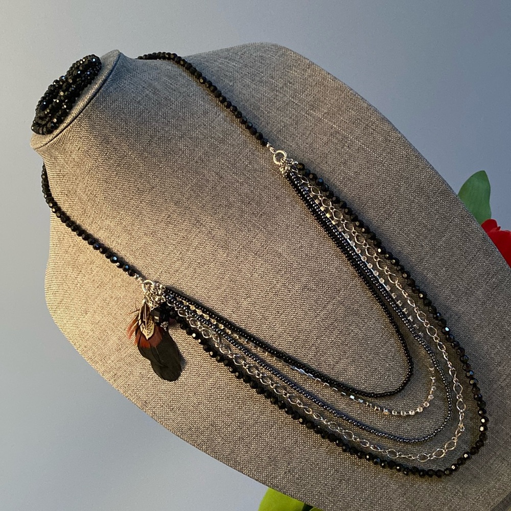 Multi Layer Necklace & Bracelet Set
